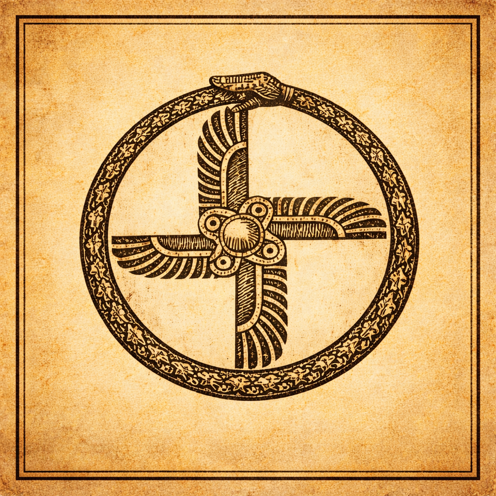 Symbolic representation of Atlantis